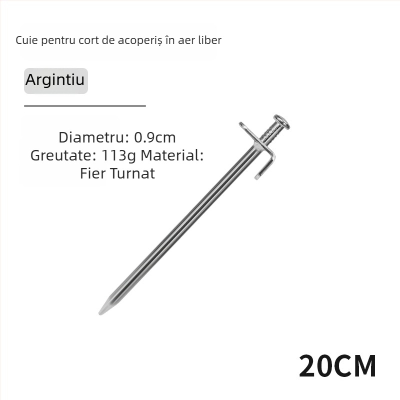 Cuie de cort din fontă Hikemount — etichetă privată licențiată