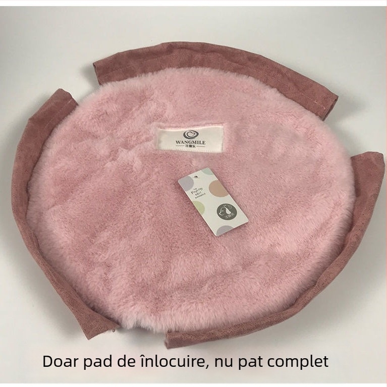 Șezlong pentru pisici și hamac cu cadru metalic, cuib dublu, montat pe podea