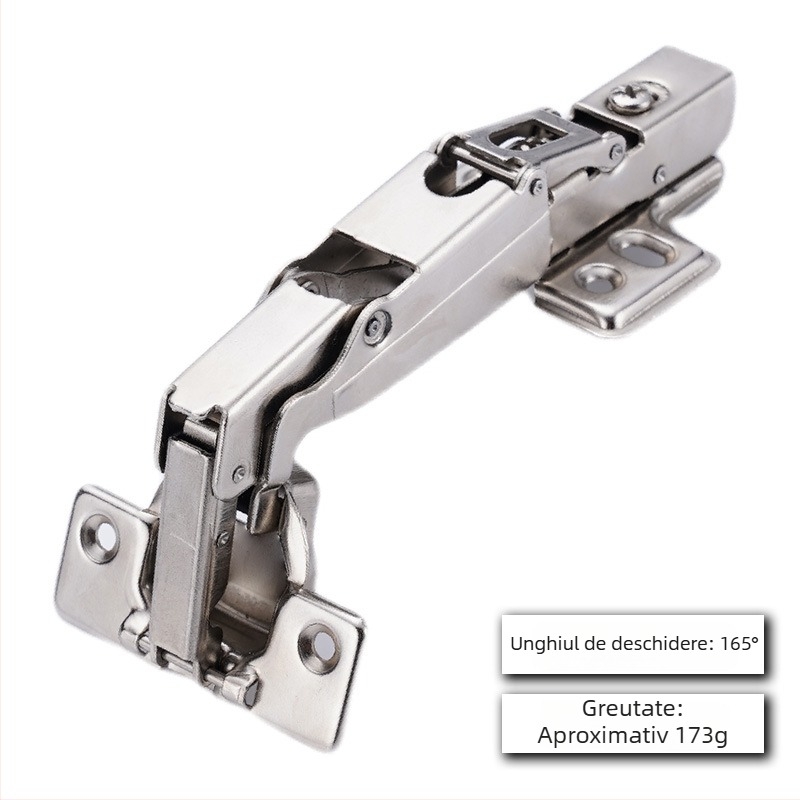 Balama cu arc Kirigu, model 1165, oțel laminat la rece, placare cu nichel, stil modern minimalist