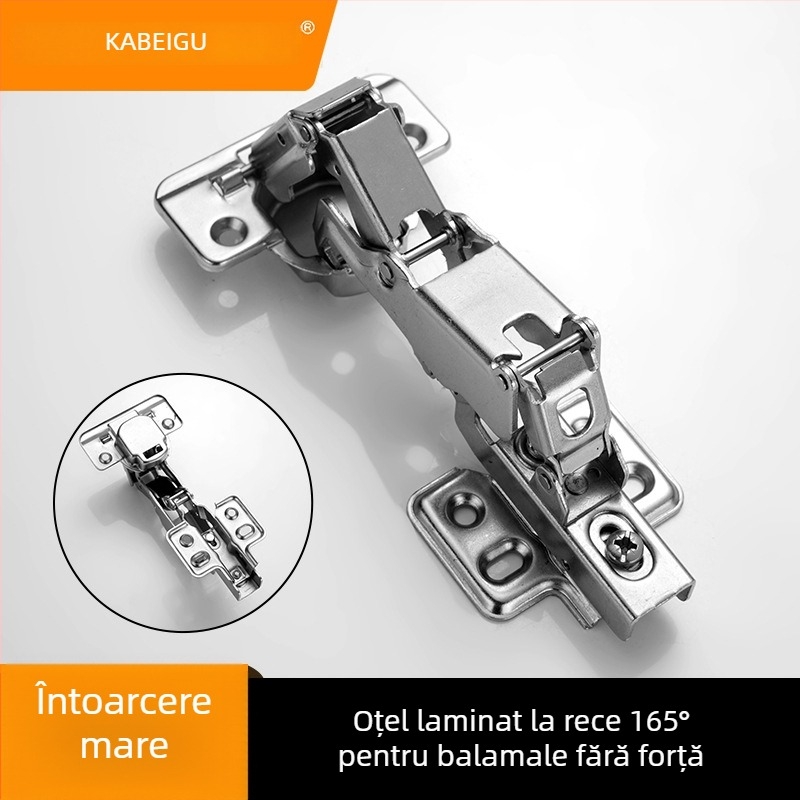 Balama cu arc Kirigu, model 1165, oțel laminat la rece, placare cu nichel, stil modern minimalist