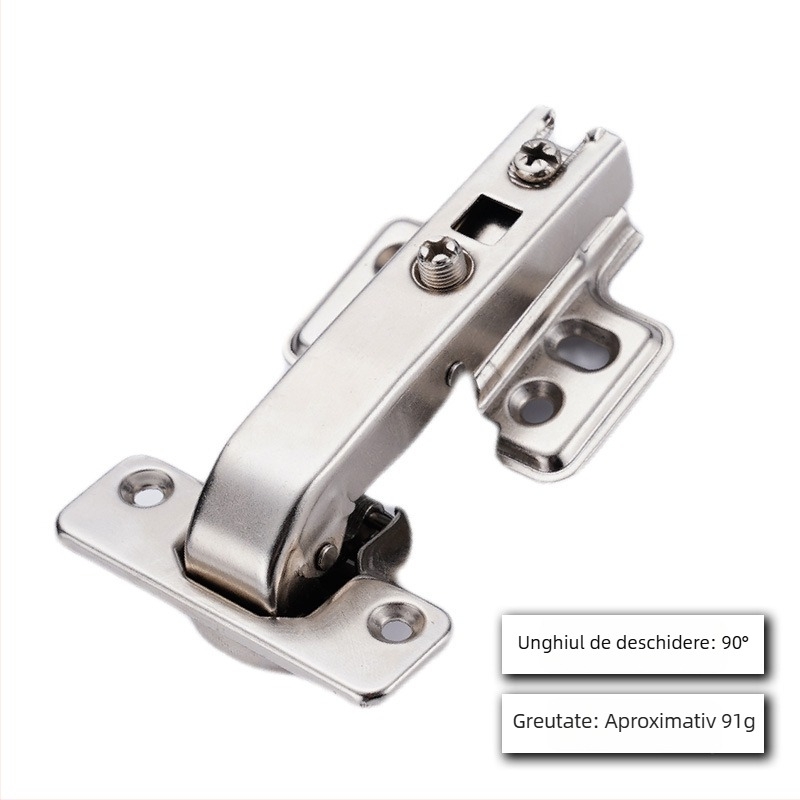 Balama cu arc Kirigu, model 1165, oțel laminat la rece, placare cu nichel, stil modern minimalist