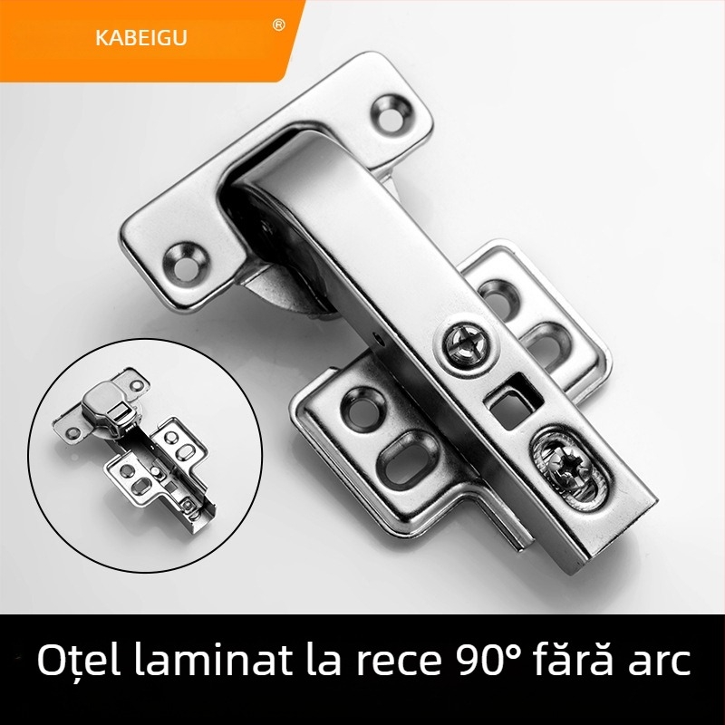 Balama cu arc Kirigu, model 1165, oțel laminat la rece, placare cu nichel, stil modern minimalist