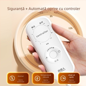 Pătură electrică Antarctic, stil Nordic, material nețesut, alimentare AC, greutate 1500 g