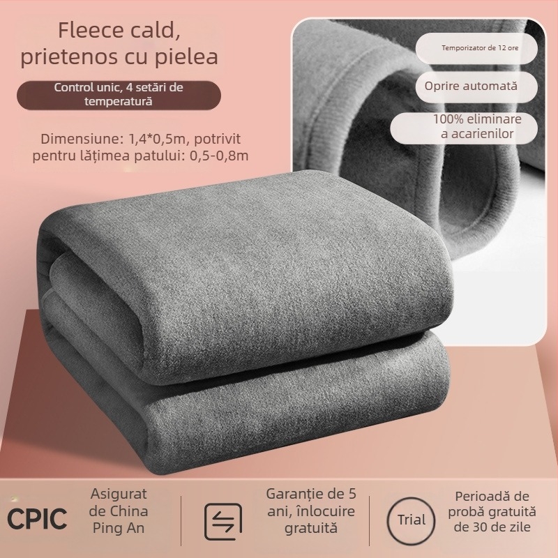 Pătură electrică Antarctic, stil Nordic, material nețesut, alimentare AC, greutate 1500 g