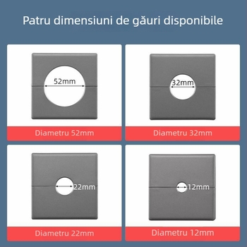 Capac de găuri pentru perete din plastic | Marca Puxi | Model 86 | Categorie: Capac de țeavă