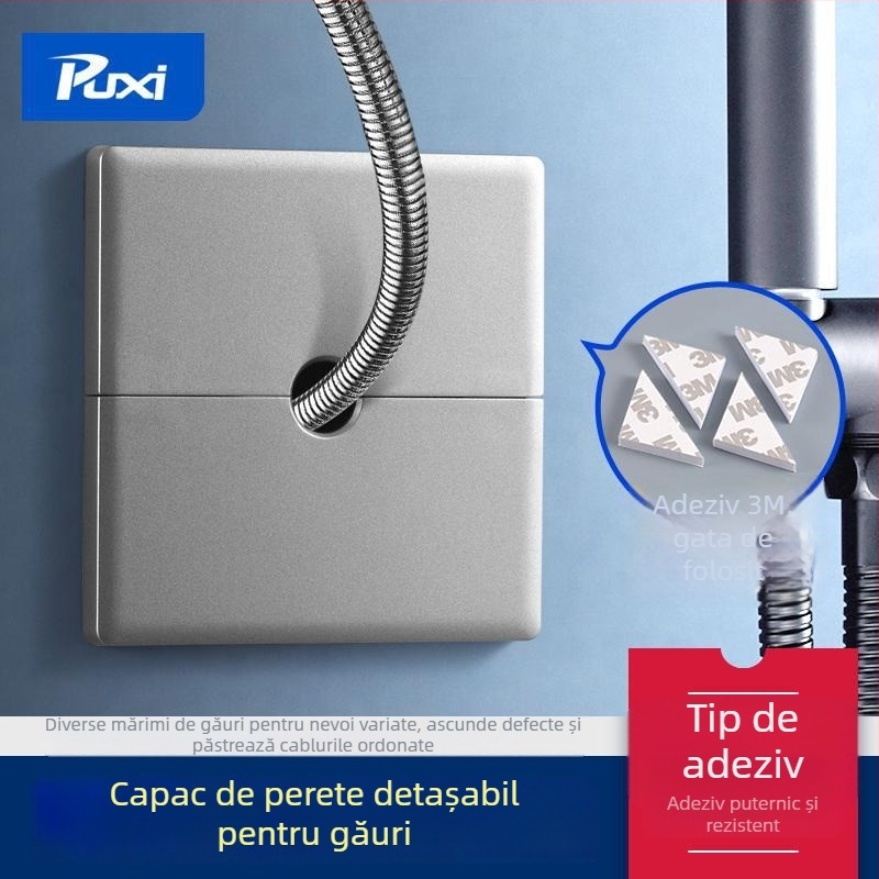 Capac de găuri pentru perete din plastic | Marca Puxi | Model 86 | Categorie: Capac de țeavă