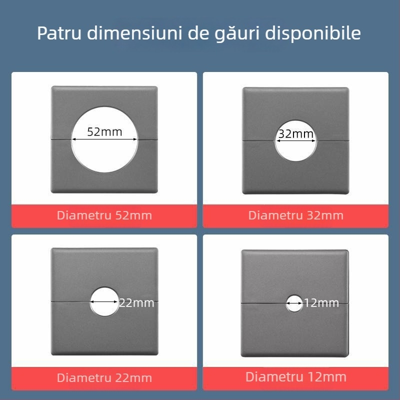 Capac de găuri pentru perete din plastic | Marca Puxi | Model 86 | Categorie: Capac de țeavă