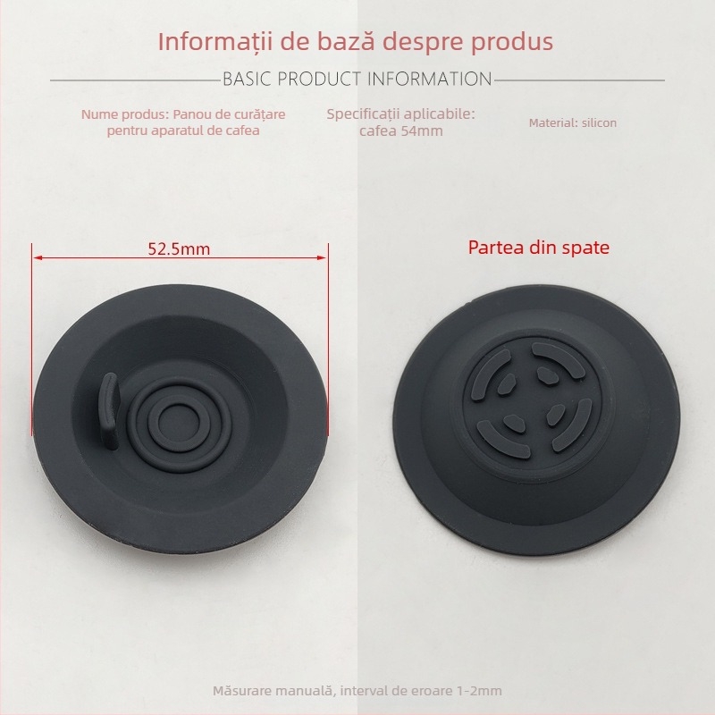 Filtru espresso pentru portafiltru de 54 mm – Oțel inoxidabil, filtru cu două straturi, pentru ceașcă dublă și ceașcă simplă de cafea măcinată