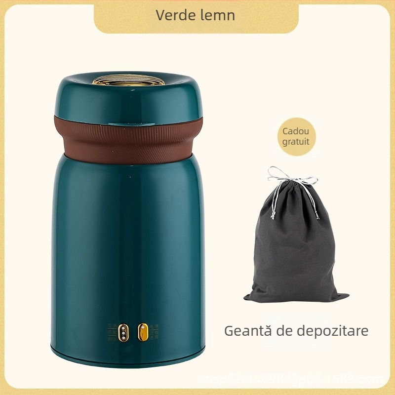 Ceașcă electrică de încălzire cu plită încorporată, brand Emperor Meal, putere sub 1000 W, capacitate sub 1 L, cablu de alimentare 0,7 m, potrivită pentru 1–2 persoane