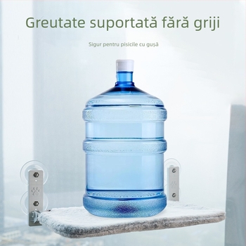 Hamac pentru pisici la fereastră – pluș imitând iepurele, Lexuan, potrivit pentru pisici