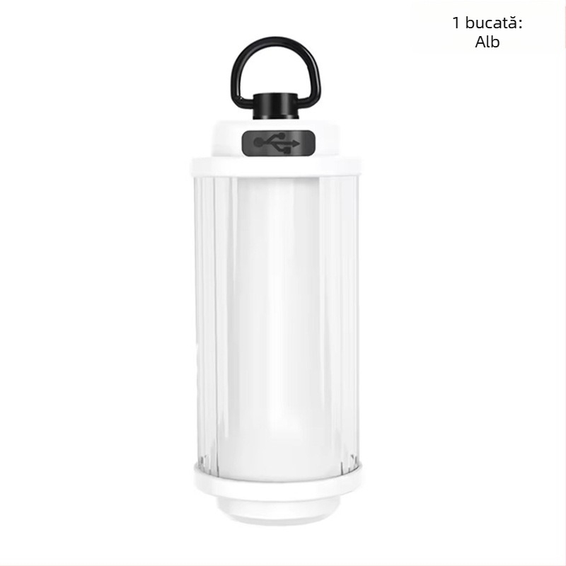 LIUMEX Lampa de camping cu 38 LED, lampă LED reîncărcabilă pentru exterior, 3.7V, 5W, întrerupător cu inducție