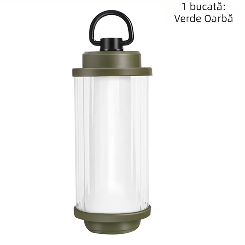 LIUMEX Lampa de camping cu 38 LED, lampă LED reîncărcabilă pentru exterior, 3.7V, 5W, întrerupător cu inducție