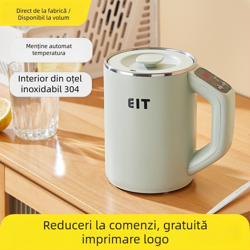 Far Light Cană Electrică pentru Ceai Sănătos, 800 ml, 300 W, placă de încălzire încorporată, pentru 1–2 persoane