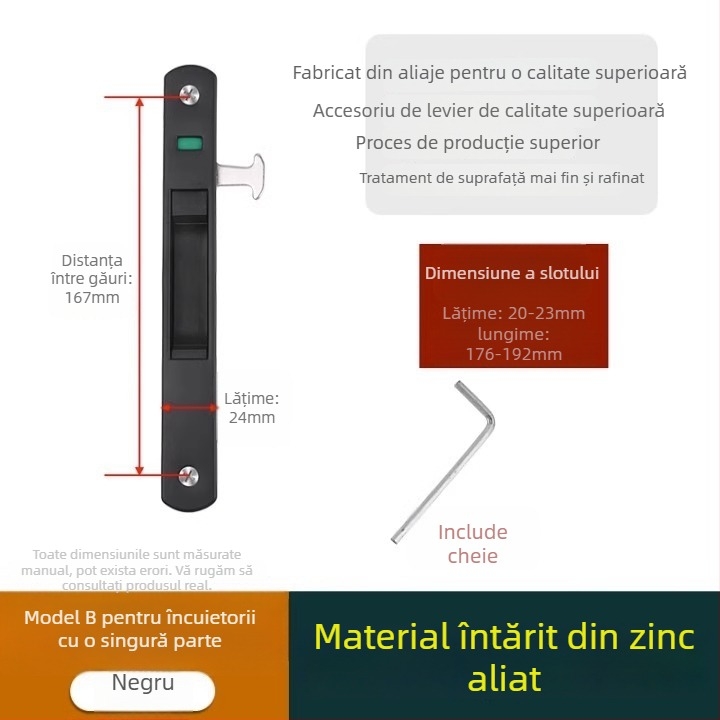 Crescent lock, model Mc g suo, material Regular Fit, brand Strength, stil modern minimalist