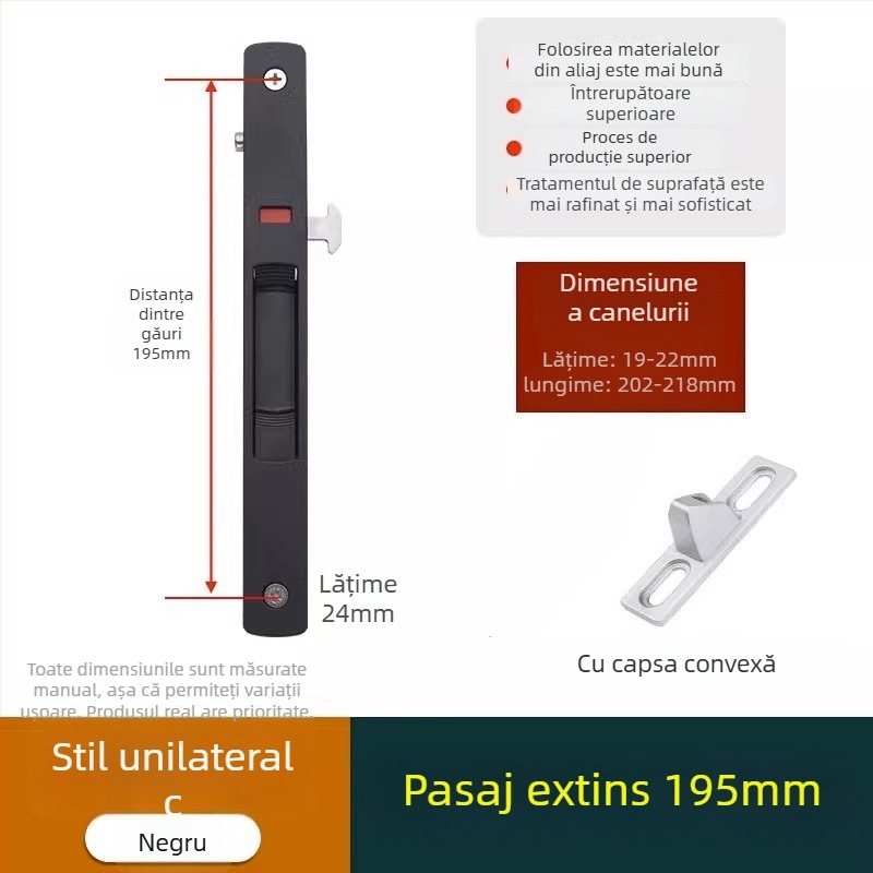 Crescent lock, model Mc g suo, material Regular Fit, brand Strength, stil modern minimalist