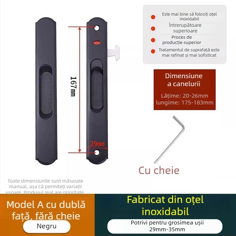 Crescent lock, model Mc g suo, material Regular Fit, brand Strength, stil modern minimalist