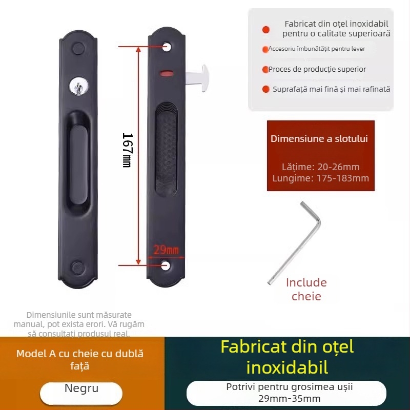 Crescent lock, model Mc g suo, material Regular Fit, brand Strength, stil modern minimalist