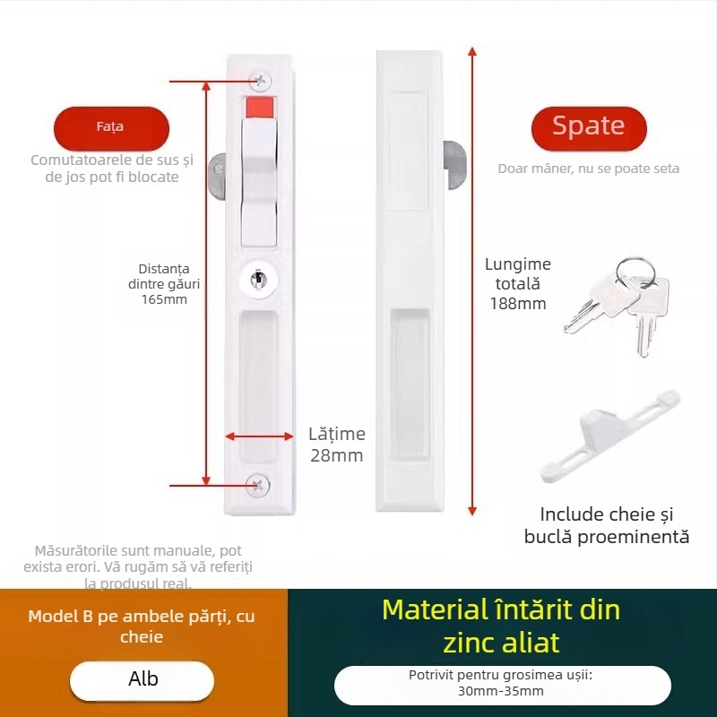 Crescent lock, model Mc g suo, material Regular Fit, brand Strength, stil modern minimalist