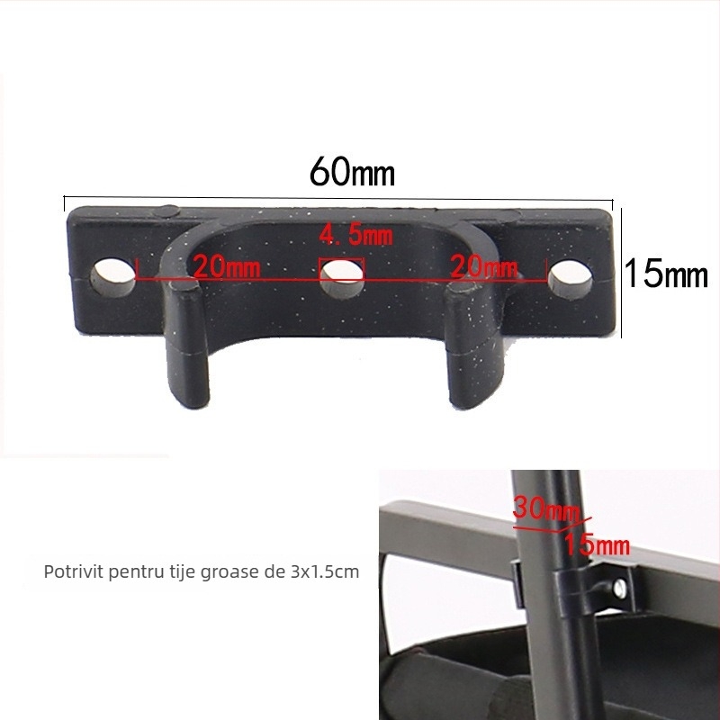 Accesorii pentru camper pentru seria de corturi și canopy — Buzunar textil, Egg Roll Table, Cataramă, Mâner de tragere, Țeavă de împingere; Material: Plastice de inginerie