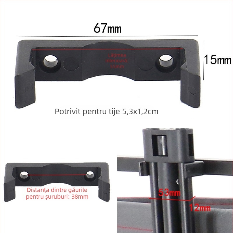 Accesorii pentru camper pentru seria de corturi și canopy — Buzunar textil, Egg Roll Table, Cataramă, Mâner de tragere, Țeavă de împingere; Material: Plastice de inginerie