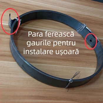 Arc pentru ușă de rulare, tip universal, bandă de arc, placă lungă de fier pentru ușă glisantă manuală