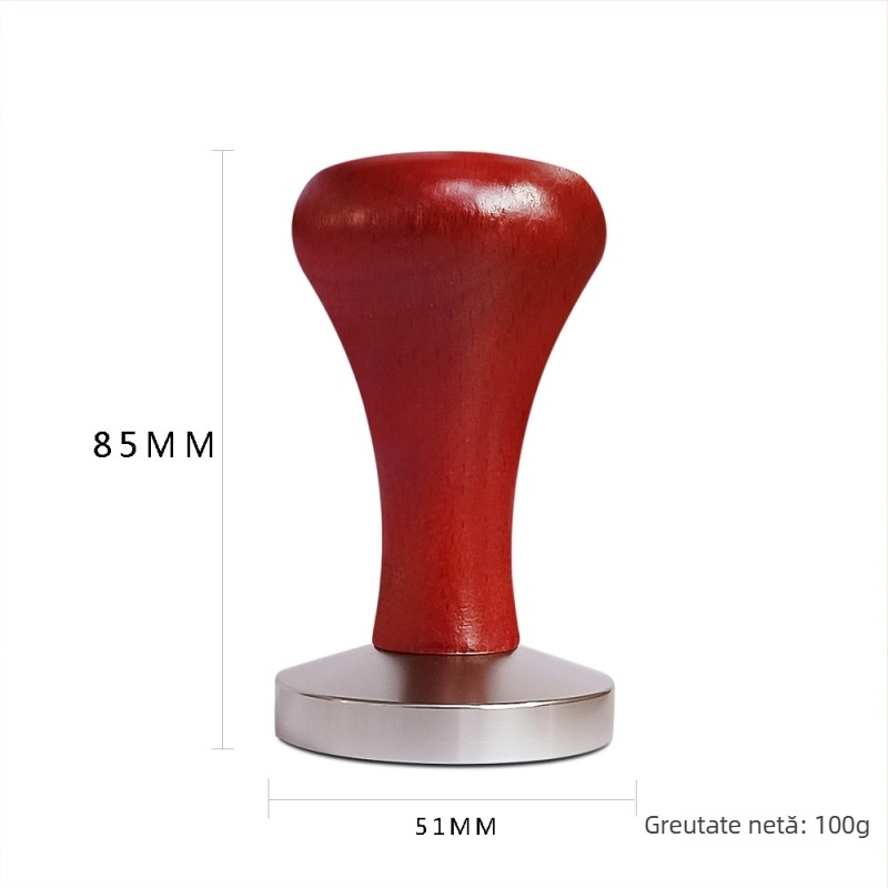 Tamper pentru cafea, oțel inoxidabil 304, 305 g, pentru uz casnic și cafenea, personalizare logo disponibil
