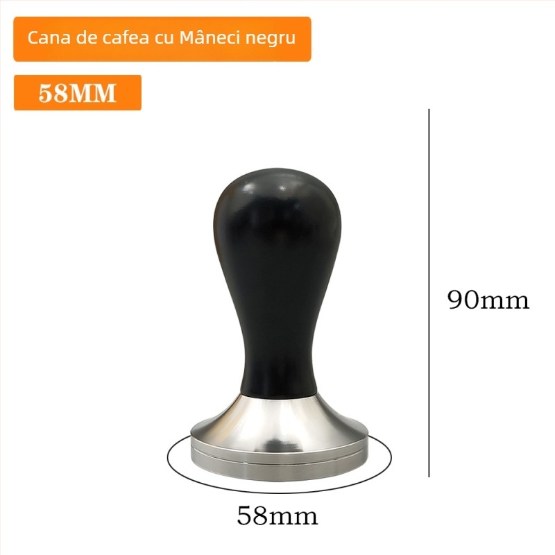 Tamper pentru cafea, oțel inoxidabil 304, 305 g, pentru uz casnic și cafenea, personalizare logo disponibil