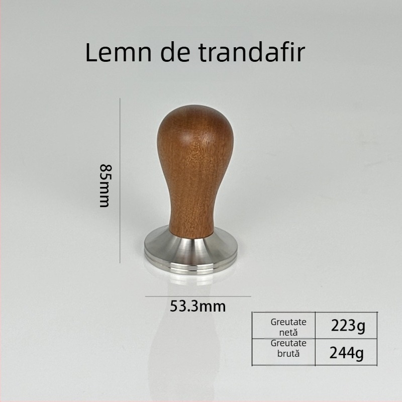 Tamper pentru cafea, oțel inoxidabil 304, 305 g, pentru uz casnic și cafenea, personalizare logo disponibil