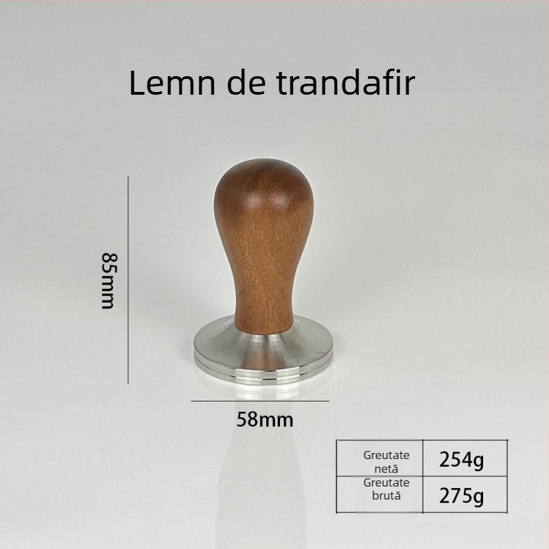 Tamper pentru cafea, oțel inoxidabil 304, 305 g, pentru uz casnic și cafenea, personalizare logo disponibil