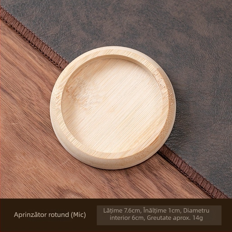 Aprinzător circular pentru tămâie, stil chinezesc, material Phoebe, suport din oțel inoxidabil cu plasă, producție semi-manuală și semi-mechanică