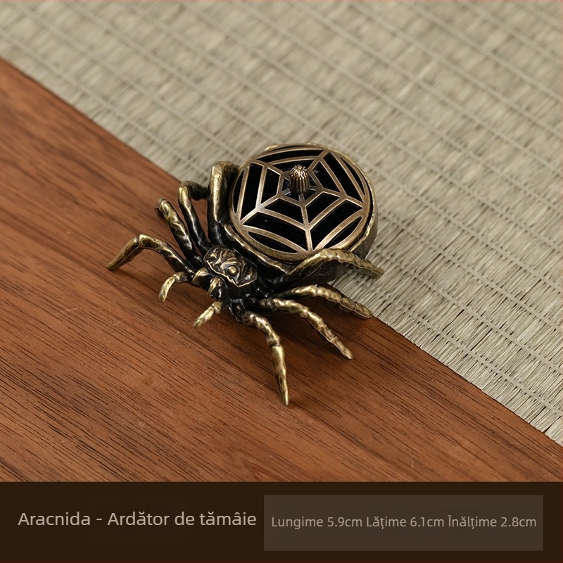 Aprinzător circular pentru tămâie, stil chinezesc, material Phoebe, suport din oțel inoxidabil cu plasă, producție semi-manuală și semi-mechanică