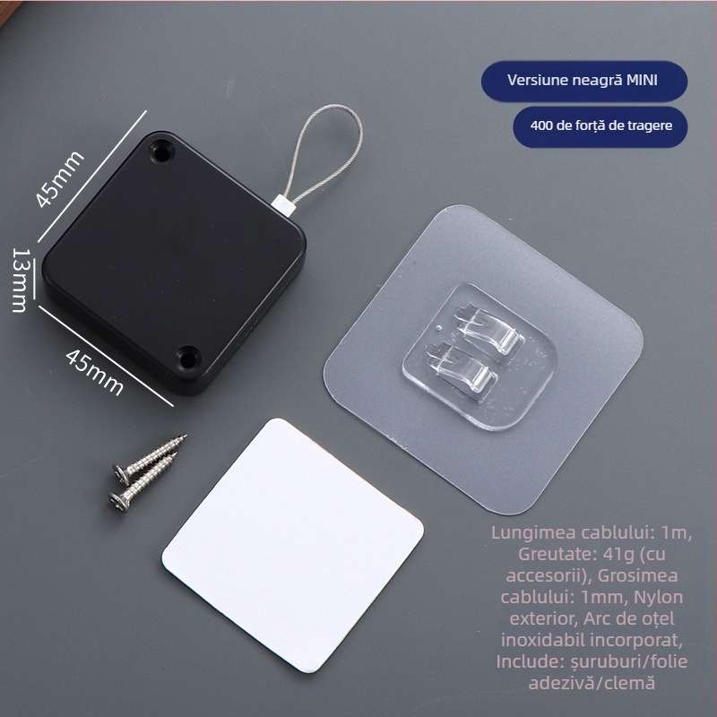 Închizător de ușă cu șnur — automat, din plastic, Zhujiang, design modern minimalist