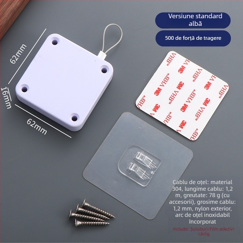 Închizător de ușă cu șnur — automat, din plastic, Zhujiang, design modern minimalist