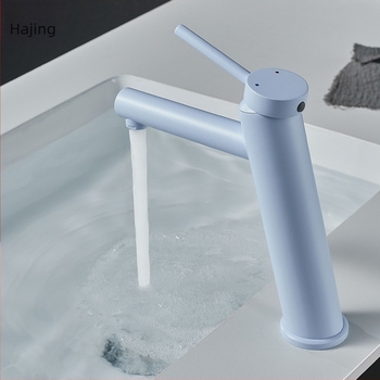 Robinet monocomandă din cupru pentru chiuvetă, amestec cald/rece, cartuș ceramic, montaj cu cheie