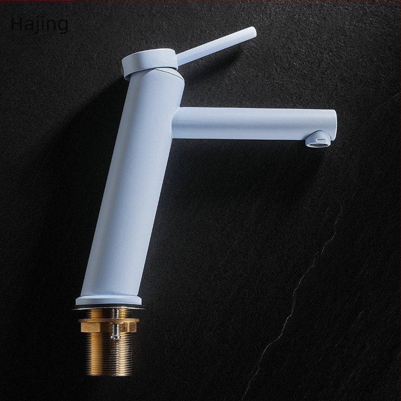 Robinet monocomandă din cupru pentru chiuvetă, amestec cald/rece, cartuș ceramic, montaj cu cheie