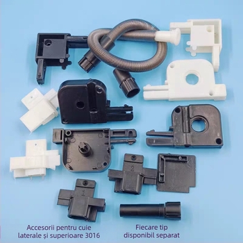 Accesorii pentru ecran invizibil de fereastră – mecanism retractabil, tambur cu arc, capace de margine, piese de reparație pentru colț, ansamblu 3016 – plastic, stil modern minimalist