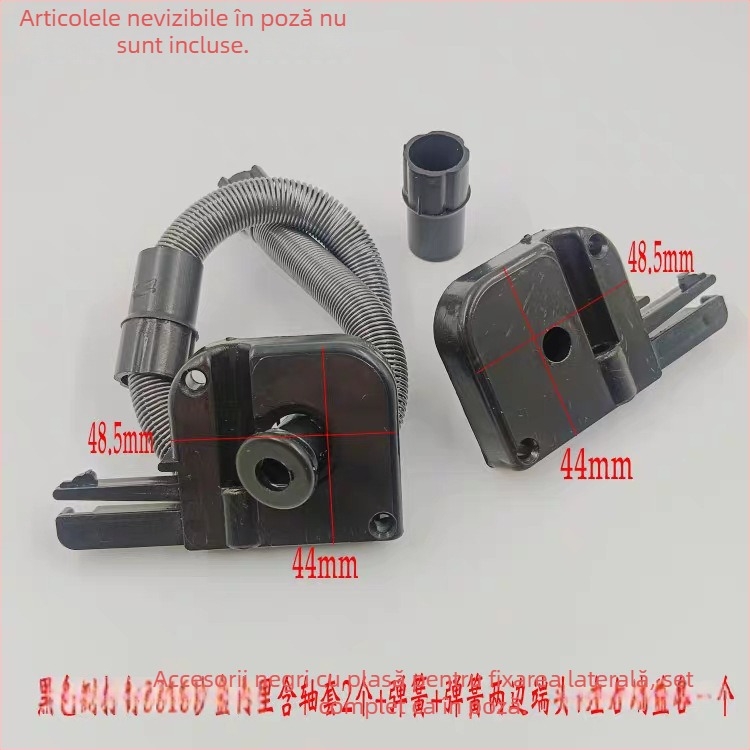 Accesorii pentru ecran invizibil de fereastră – mecanism retractabil, tambur cu arc, capace de margine, piese de reparație pentru colț, ansamblu 3016 – plastic, stil modern minimalist