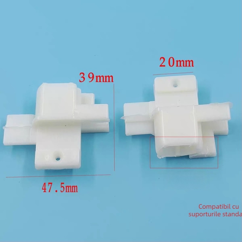 Accesorii pentru ecran invizibil de fereastră – mecanism retractabil, tambur cu arc, capace de margine, piese de reparație pentru colț, ansamblu 3016 – plastic, stil modern minimalist