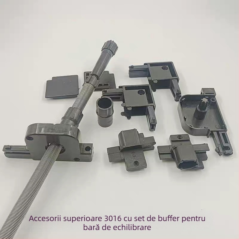 Accesorii pentru ecran invizibil de fereastră – mecanism retractabil, tambur cu arc, capace de margine, piese de reparație pentru colț, ansamblu 3016 – plastic, stil modern minimalist