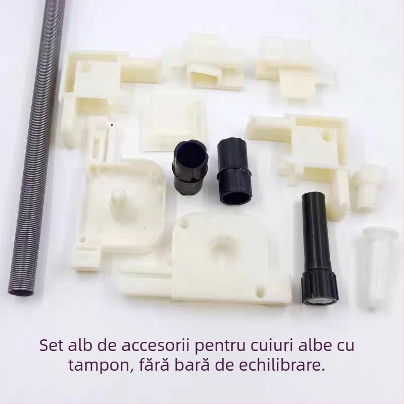 Accesorii pentru ecran invizibil de fereastră – mecanism retractabil, tambur cu arc, capace de margine, piese de reparație pentru colț, ansamblu 3016 – plastic, stil modern minimalist