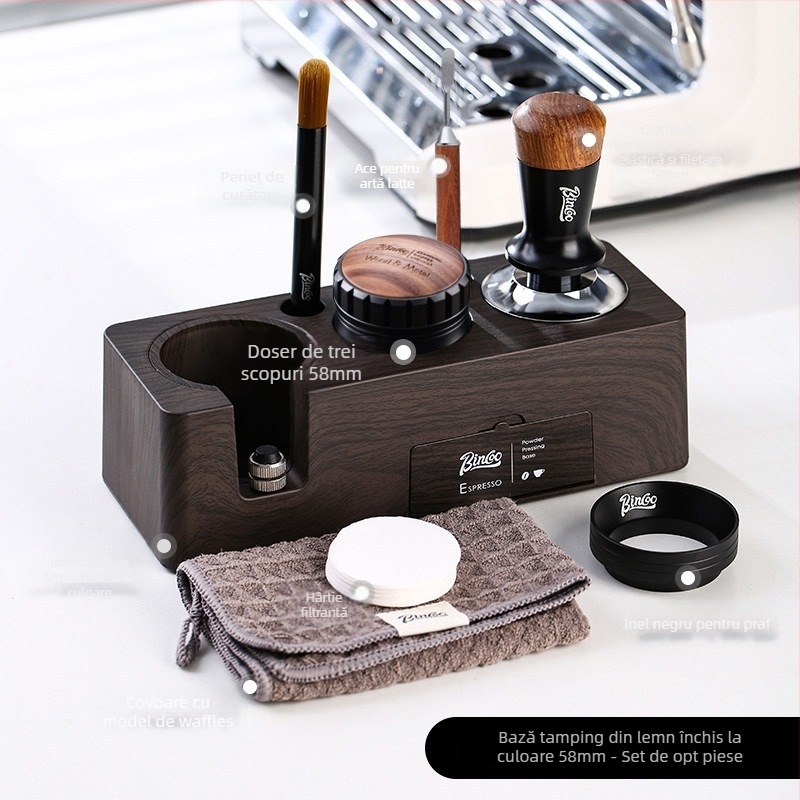 Set de tampere pentru cafea (3 piese) — ABS material, stil american, calitate premium, pentru birou sau acasă