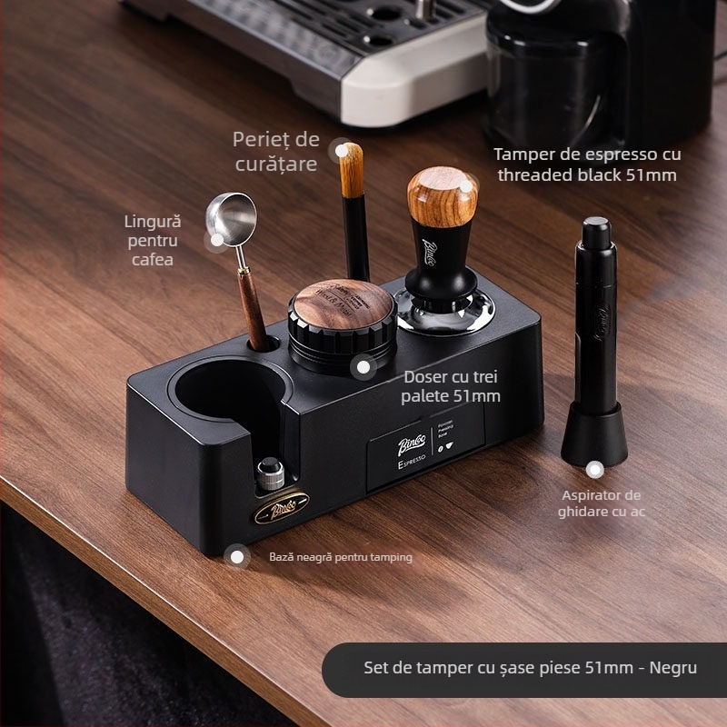 Set de tampere pentru cafea (3 piese) — ABS material, stil american, calitate premium, pentru birou sau acasă