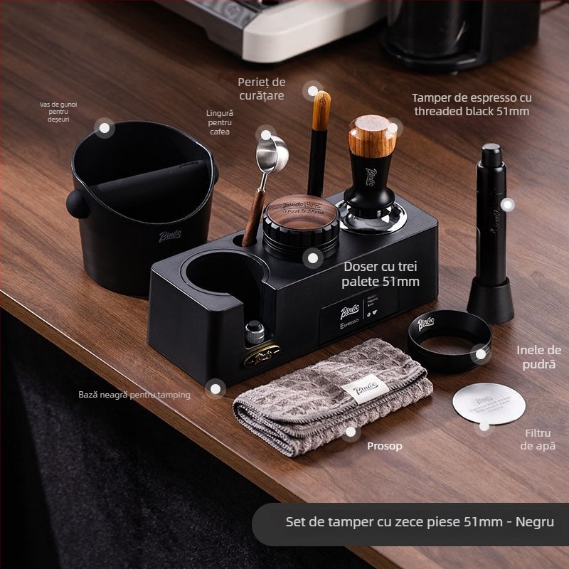 Set de tampere pentru cafea (3 piese) — ABS material, stil american, calitate premium, pentru birou sau acasă