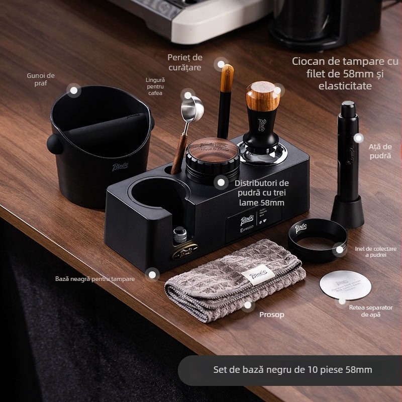 Set de tampere pentru cafea (3 piese) — ABS material, stil american, calitate premium, pentru birou sau acasă