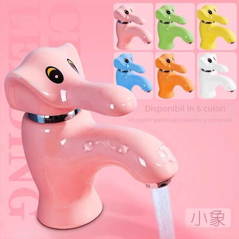 Robinet de chiuvetă cu apă caldă și rece, supapă cu disc ceramic, corp monobloc, deschidere cu cheie, certificare CE