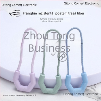 Mâner pentru fermoar din nylon, cu șnur detașabil – Accesorii injectate prin injecție pentru haine, jachete, corturi și ghiozdane