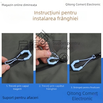 Mâner pentru fermoar din nylon, cu șnur detașabil – Accesorii injectate prin injecție pentru haine, jachete, corturi și ghiozdane