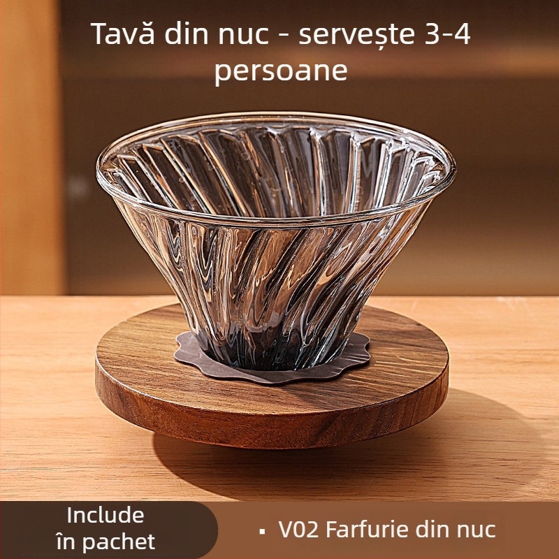 Set manual de râșniță de cafea pentru uz casnic și în aer liber – compact, stil minimalist, set complet