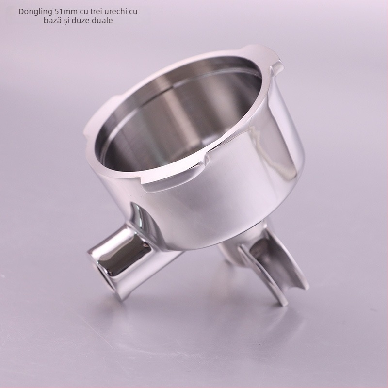 Mâner pentru aparat de cafea, oțel inoxidabil, stil modern minimalist, brand Come and go, pentru bar și cafea