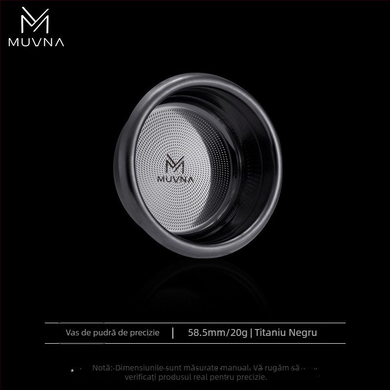 Cupa de dozare pentru espresso, seria Liquid Magic de la MUVNA MUWENA, oțel inoxidabil 304, 18/20/22 g